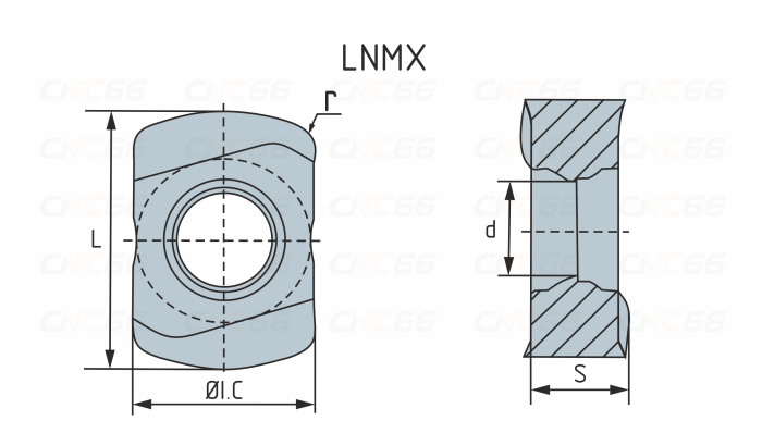 LNMX090603-GU-WGPM25 Пластина фрезерная