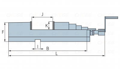 YQ-100 Тиски гидравлические станочные высокого давления