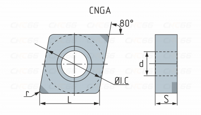 2NU-CNGA120408-KBN910 Пластина для точения с напайками PCBN 2NU-CNGA120408-KBN910 Пластина для точения с напайками PCBN