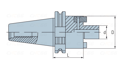 SK40-FMB22-150 Оправка для насадных фрез