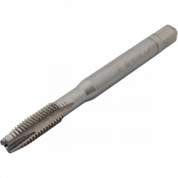 Метчик М8*1,25 со спиральной подточкой для сквозных отверстий, без покрытия, DIN371