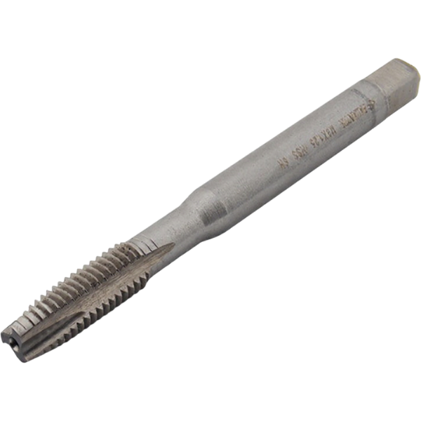 Метчик М8*1,25 со спиральной подточкой для сквозных отверстий, без покрытия, DIN371