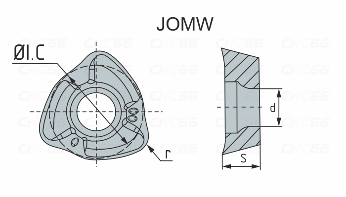 JOMW06T215ZZSR-FT-ZP152 Пластина фрезерная