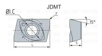 JDMT070204R-ZP150 Пластина фрезерная