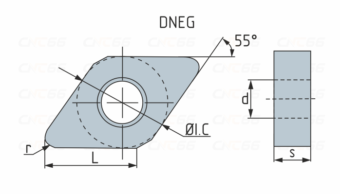 DNEG150604-NF-PG8005 Пластина для точения ZCC-CT