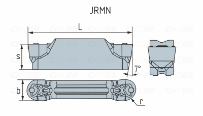 JRMN400-C-4025A Пластина канавочная