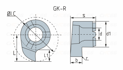 GK12R240-PM125 Пластина токарная