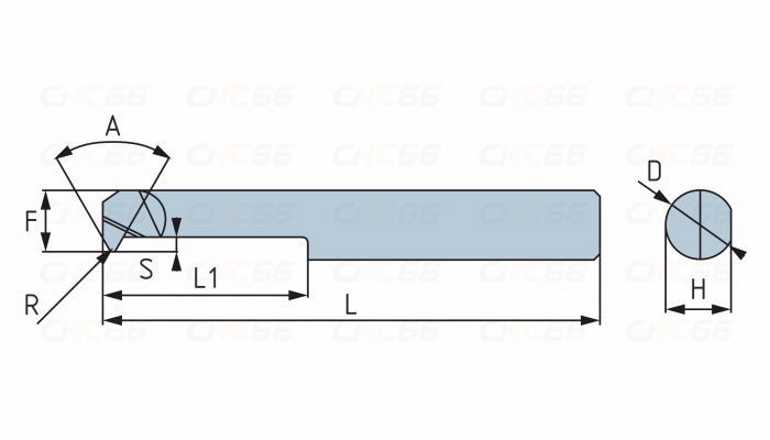 PSTIR50150-60°-KTX Мини-резец для нарезания внутренней резьбы неполного профиля