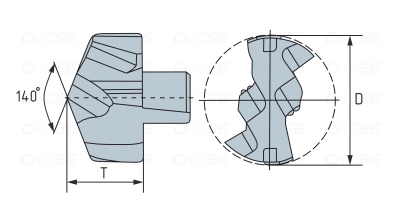 QD-125-S1/A-F7058 Сменная головка для корпусного сверла 12.5 мм, тип S1