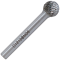 Борфреза сферическая D 16х14 BM06 двойная насечка