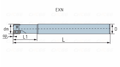 EXN03R-20-130-C20-3T Фреза концевая