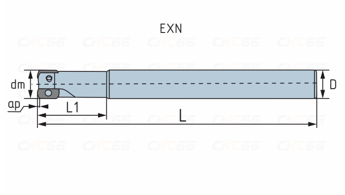 EXN03R-20-130-C20-3T Фреза концевая