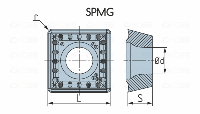 SPMG110408-DG-MT9016 Пластина для сверла