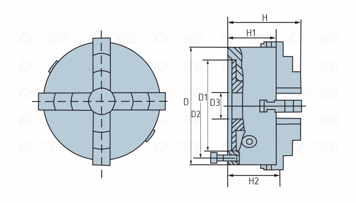 K12-160 Токарный патрон