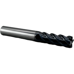 Концевая фреза с плоским торцом 4 зуба, HRC 66, 8х30х8х75L, Угол спирали 45°