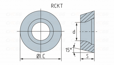 RCKT1606MO-FM-HR5120 Пластина фрезерная RCKT1606MO-FM-HR5120 Пластина фрезерная