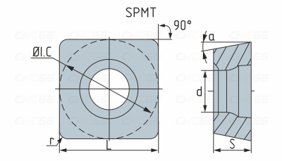 SPMT09T308-YB9320 Пластина фрезерная