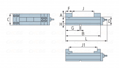 Тиски механические гидравлические прецизионные высокого давления VSP-130