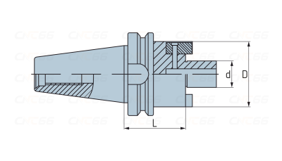 BT40-FMB27-200 Оправка для насадных фрез