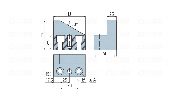 СП1.3-600-12 Многофункциональный V-блок правый