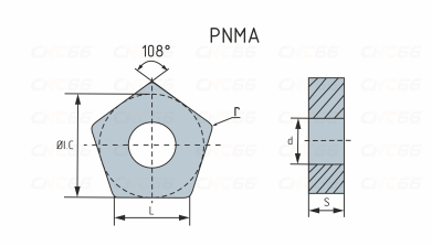 PNMA110408-H10 Пластина фрезерная