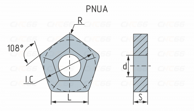 PNUA110408-Н10 Пластина фрезерная PNUA110408-Н10 Пластина фрезерная