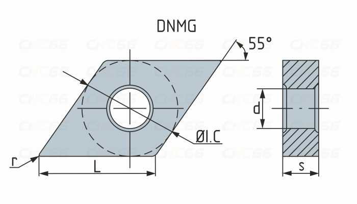 DNMG150404-EM-YBG205 Пластина токарная