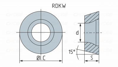 RDKW0803MO-YBG202 Фрезерная пластина