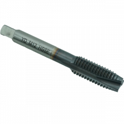Метчик М12*1,75 для сквозных отверстий, с покрытием TiCN