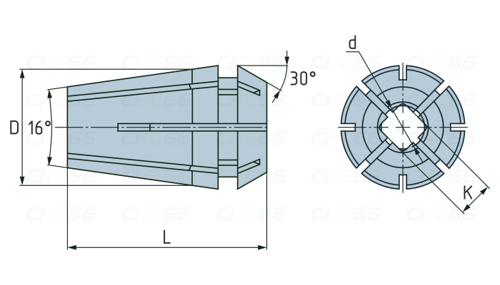 ER25G-M3-3,15-2,5 Цанга для метчика