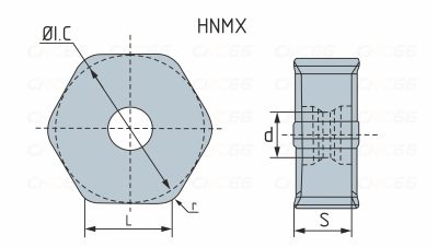 HNMX0906ANSN-M-HS5130 Пластина фрезерная