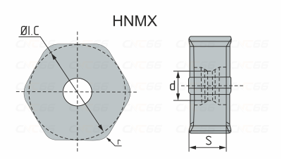 HNMX0906ANSN-M-HS5130 Пластина фрезерная