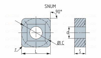 SNUM090308-Н30 Пластина твердосплавная