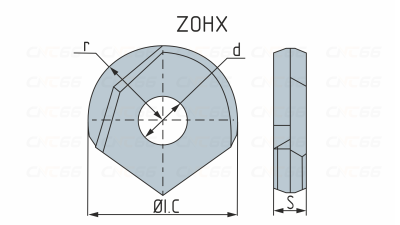 ZOHX2005-GM-YBG252 Пластина фрезерная