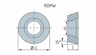 RDMW10T3MO-HR5130 Пластина фрезерная