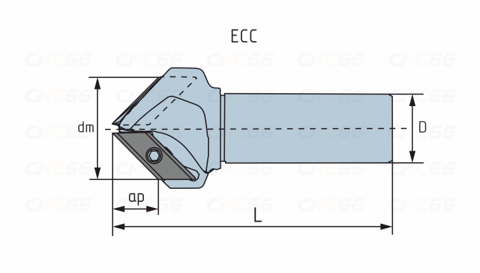 ECC31005R-45-XCET3104 Фреза фасочная 45°