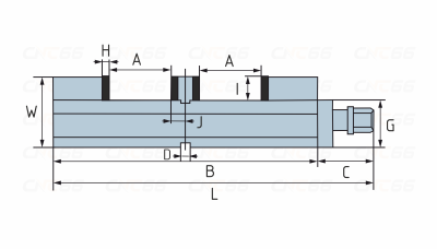 SMC-160A Тиски механические станочные двухзажимные Legao
