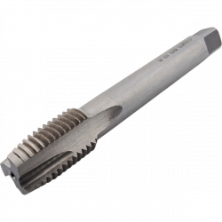 Метчик М24*3 со спиральной подточкой для сквозных отверстий, без покрытия, DIN376