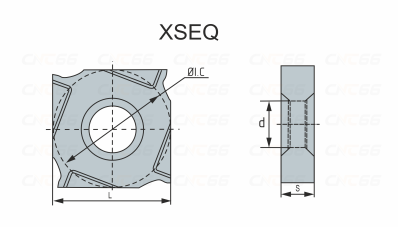 XSEQ12T3-SD2136 Фрезерная пластина