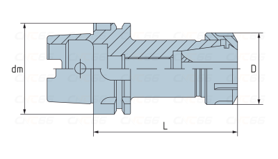 HSK63A-ER16-130-OM Патрон цанговый