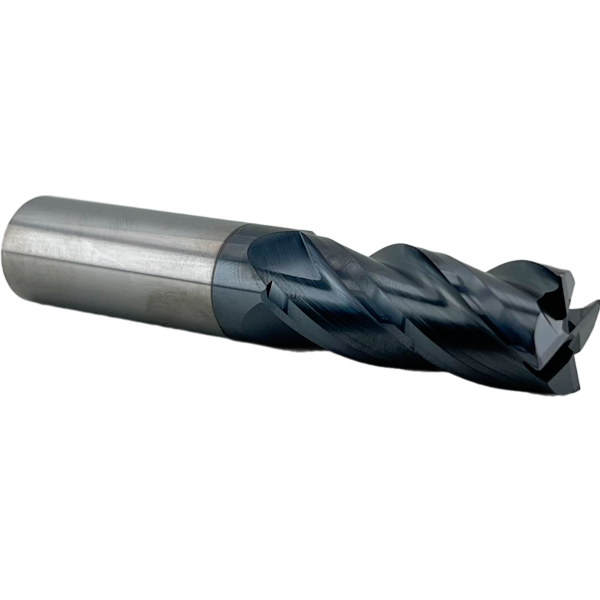Концевая фреза с плоским торцом 4 зуба, HRC 45, 6х25х6х75L