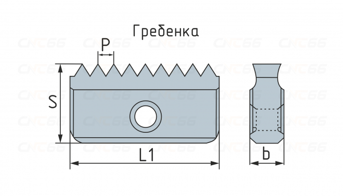 21I350ISO-KTX Лезвие для резьбофрез