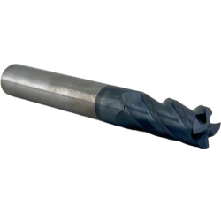 Фреза радиусная твердосплавная 4 зуба, HRC 45, 10х25х10х100L,R05