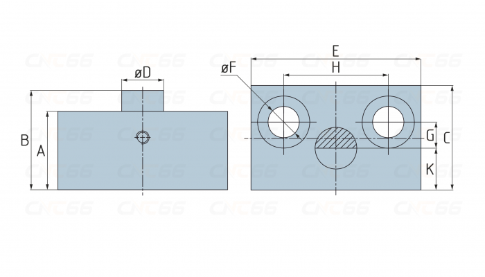 CO1.7-1250 Позиционный регулируемый упор