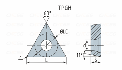 TPGH110304L-OP1315 Пластина токарная