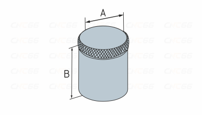EDM-3A-210039-H3 Винтовой домкрат из нержавеющей стали (верхняя часть) высота 30 мм