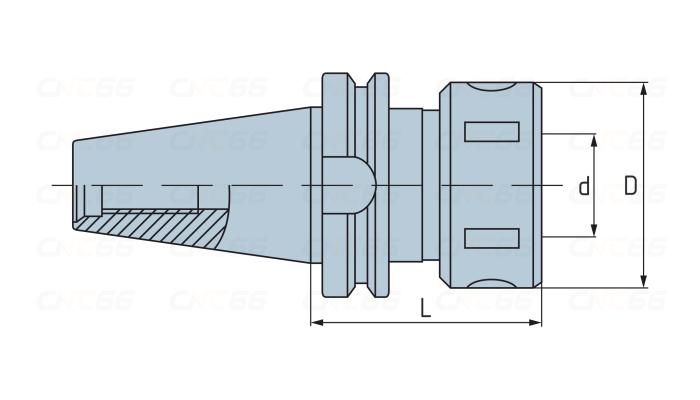 BT40-OZ25-070 Патрон цанговый