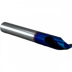 Сверло центровочное твердосплавное, HRC65, 6x50L-90°