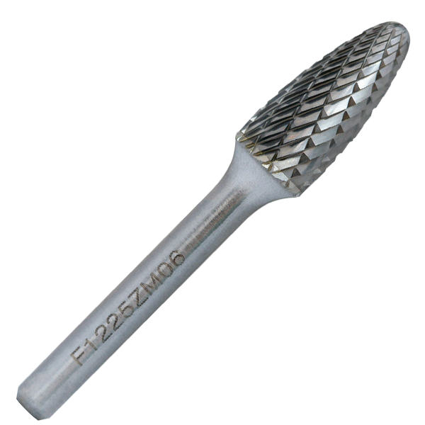 Борфреза параболическая F 12х25 M06 двойная насечка