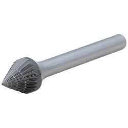 Борфреза коническая 60° J 10х08 M06 двойная насечка